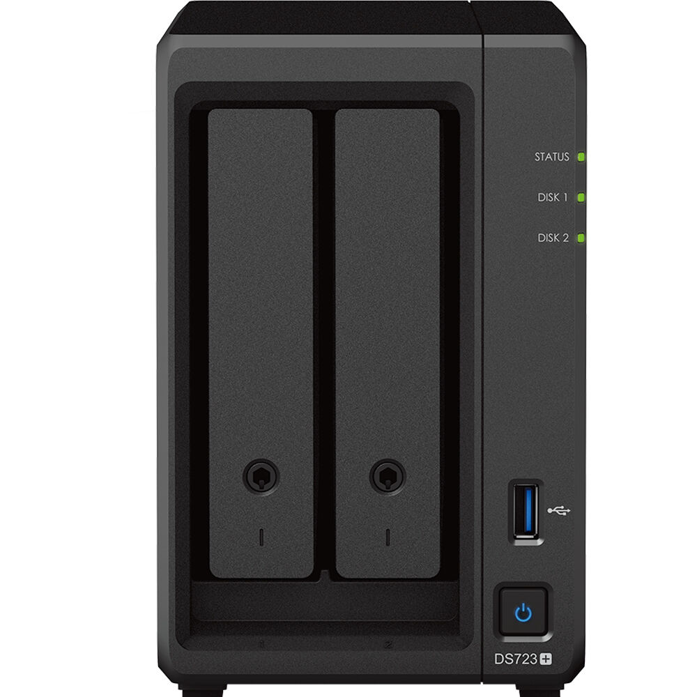 Synology DiskStation DS723+ NAS Server + Ryzen CPU, DDR4, SSD
