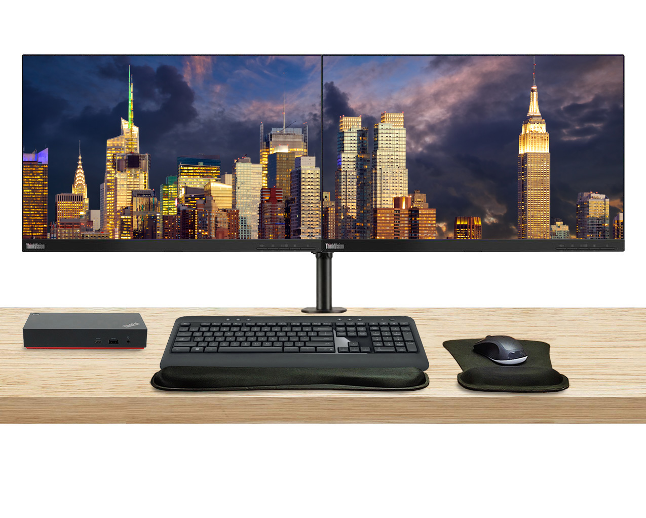 Lenovo - Lenovo ThinkVision T23d-10（1920×1200） Lenovo ThinkVision T23d 23-inch 1920 x 1200 LED Full HD
