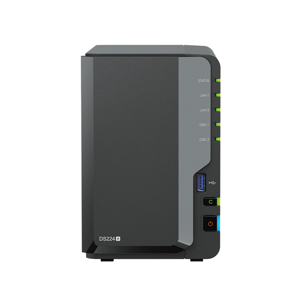 Synology DiskStation DS224+ NAS Server with Celeron 2.0GHz CPU